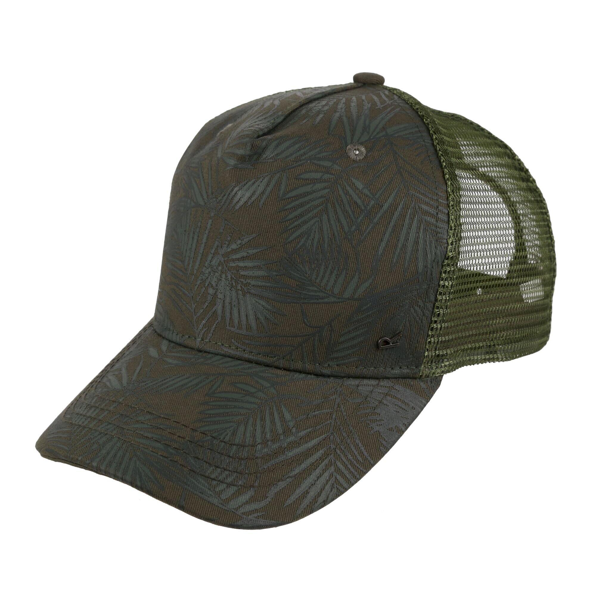 Mens Tassian Palm Print Trucker Cap (Capulet) 1/4