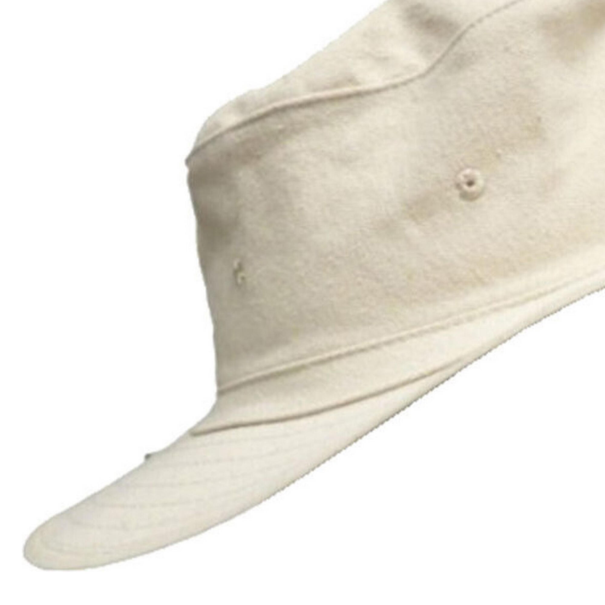 Wide Brim Cricket Bucket Hat (Cream) 3/3
