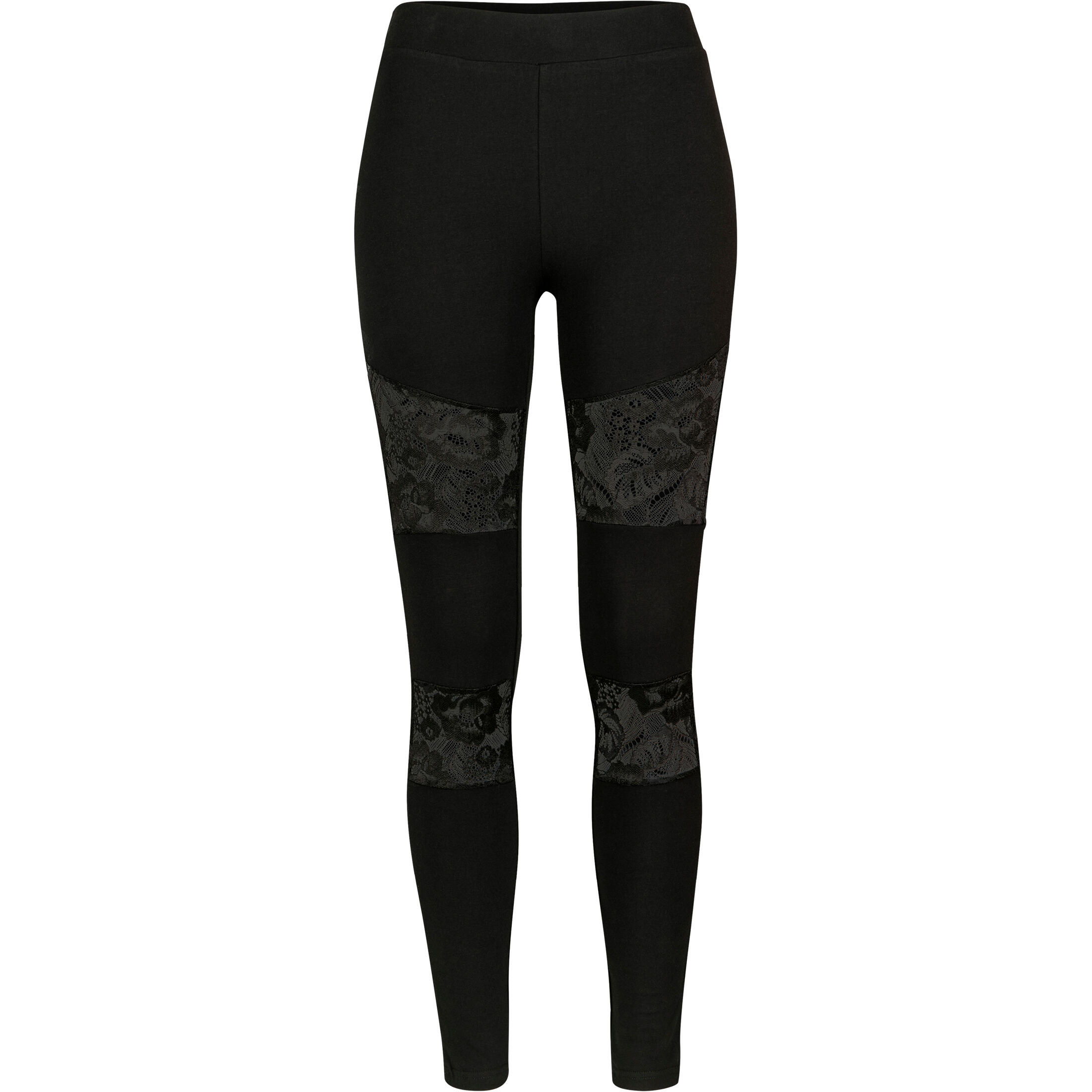 Urban Classics - Legging Femme Grandes Tailles Urban Classic Laces Inset - Legging - Noir - 58 4xl - Decathlon