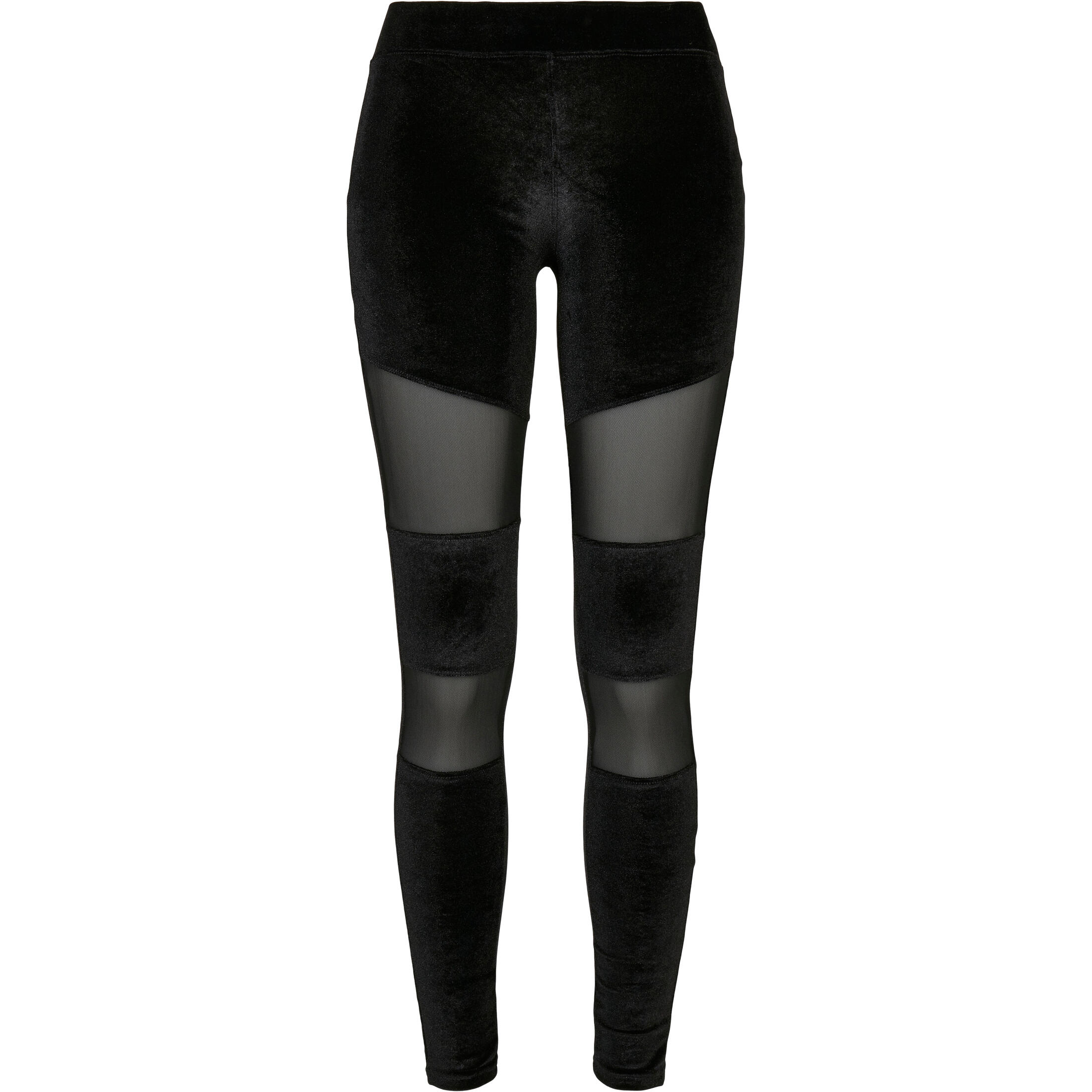 Urban Classics - Legging Femme Urban Classics Velvet Tech Mesh - Legging - Noir - Decathlon