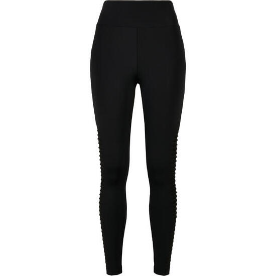 Damskie legginsy z wysoką talią Urban Classics biker tech mesh
