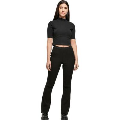 Dames legging urban classics rib knit bootcut gt