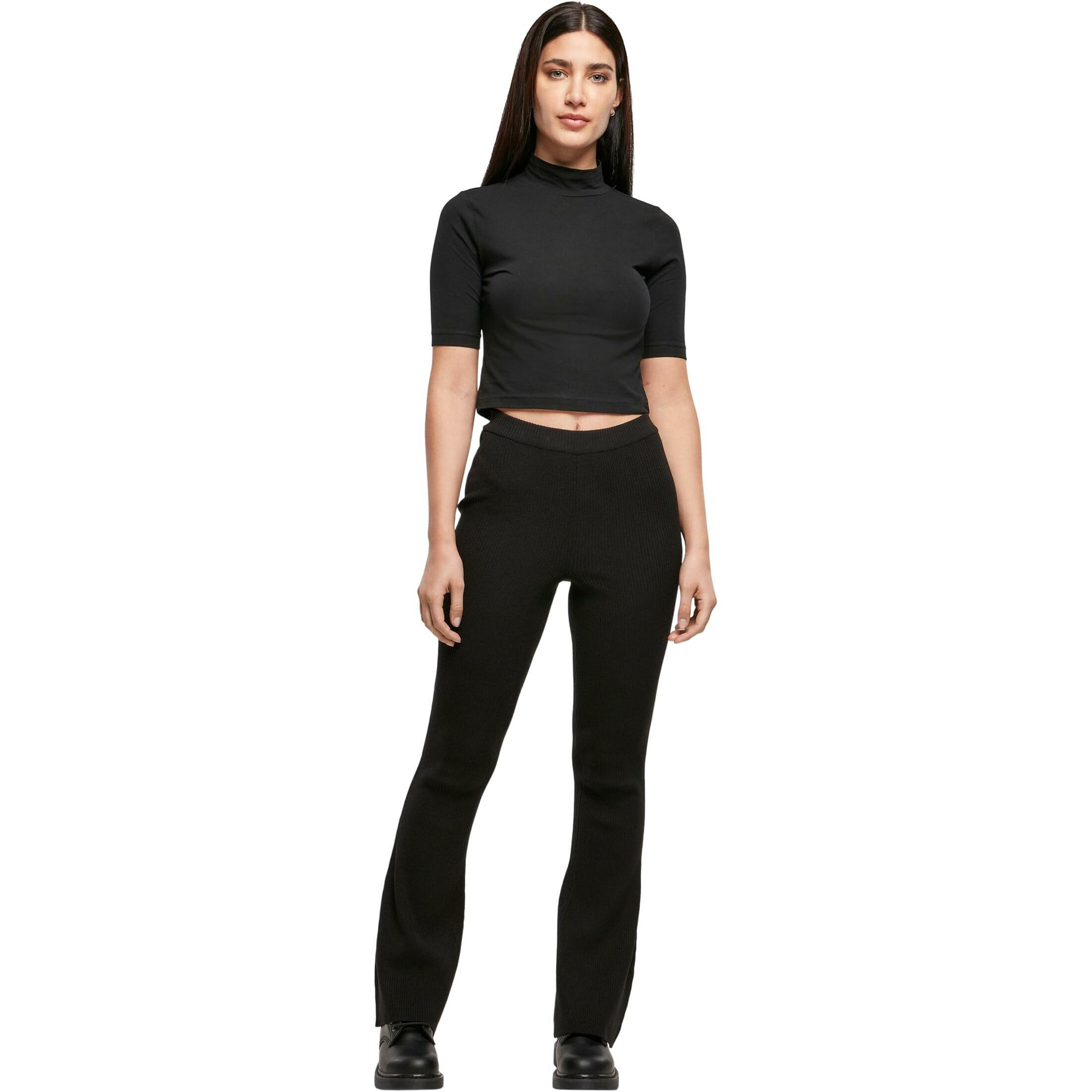 Urban Classics - Legging Femme Urban Classics Rib Knit Bootcut Gt - Legging - Noir - 60 5xl - Decathlon