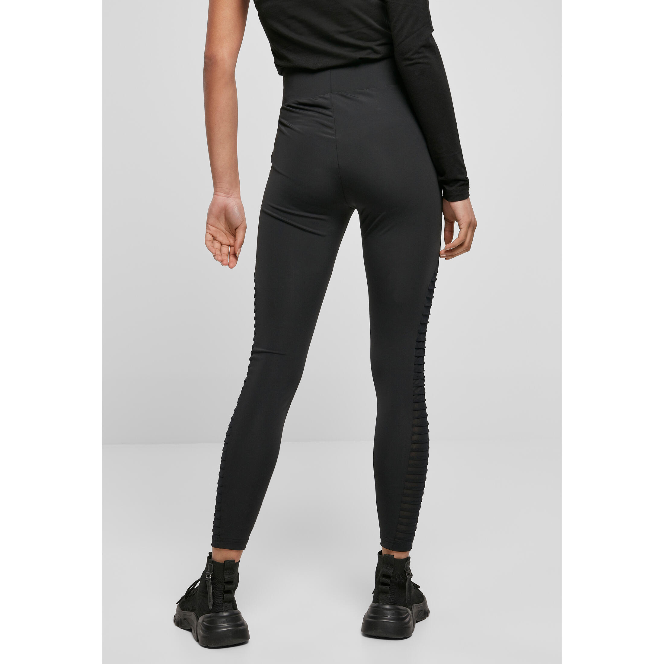 Only - Leggings a vita alta in pelle sintetica neri