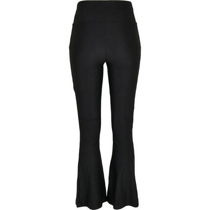 Leggings hohe Taille Frau Urban Classics Boot Rib