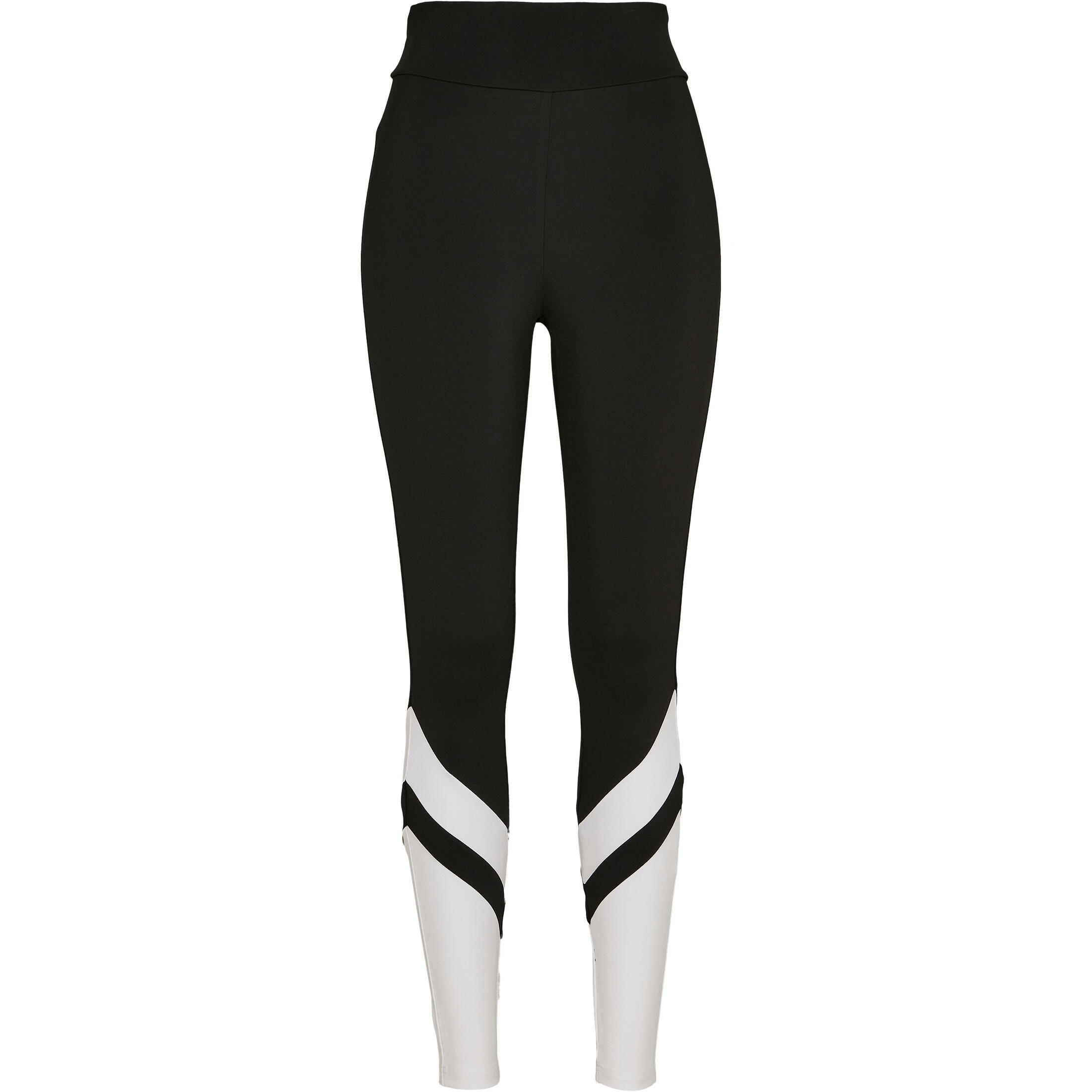 Urban Classics - Legging Femme Urban Classics Arrow High Waist (grandes Tailles) - Legging - Blanc|noir - 56 3xl - Decathlon