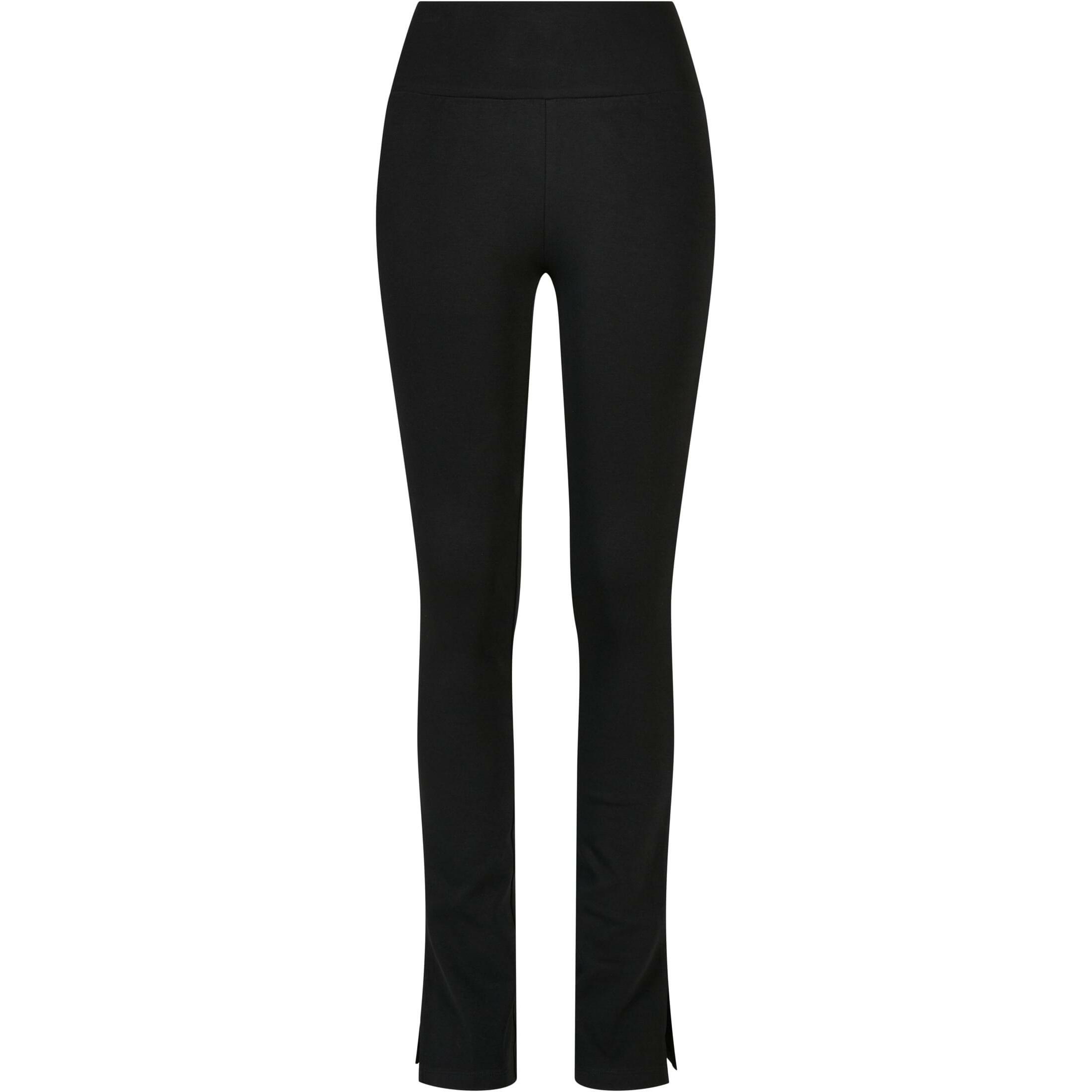 Urban Classics - Legging Taille Haute Fendu Femme Urban Classics Gt - Legging - Noir - Decathlon