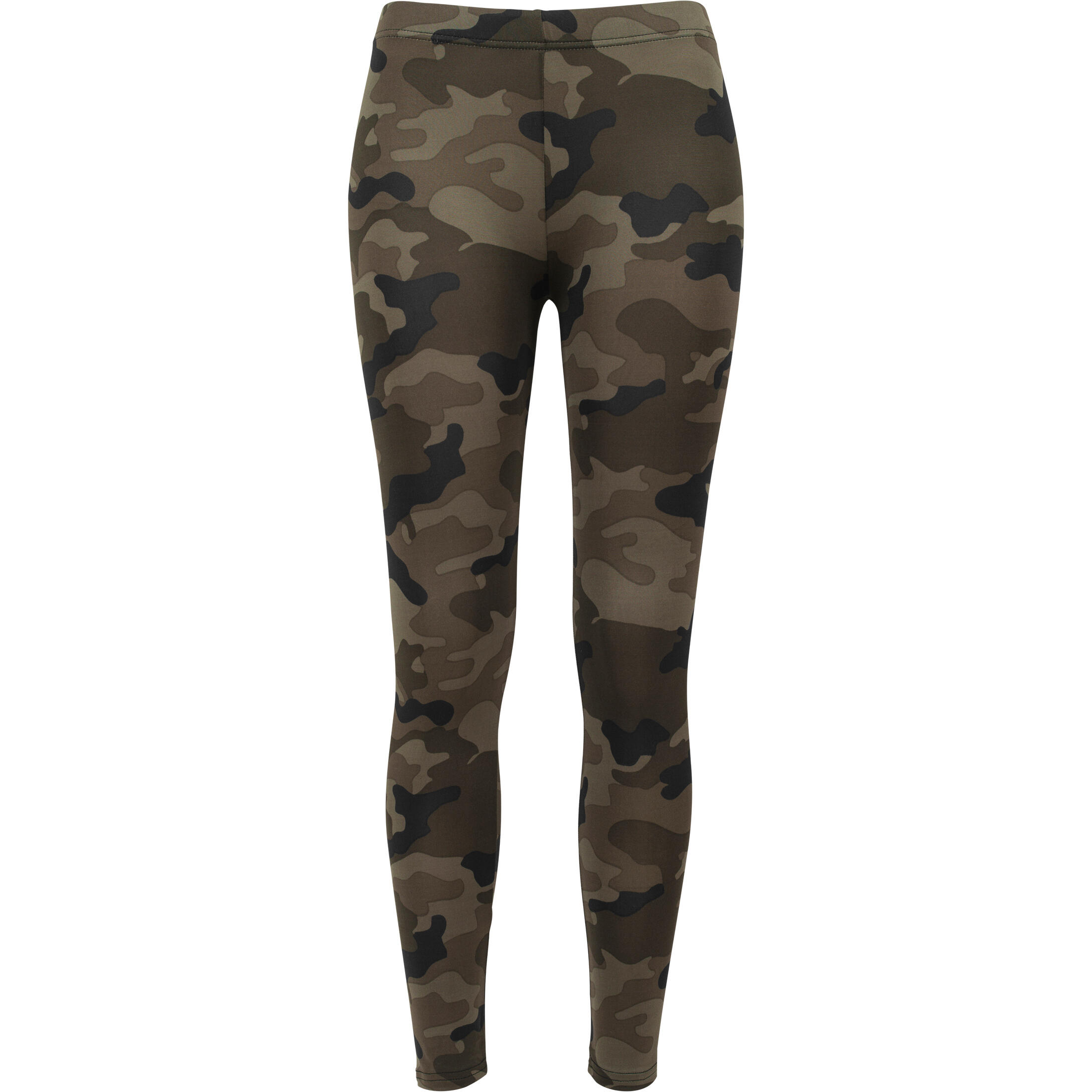 Urban Classics - Legging Femme Urban Classic Skinny - Legging - Marron|multicolore|vert - Decathlon