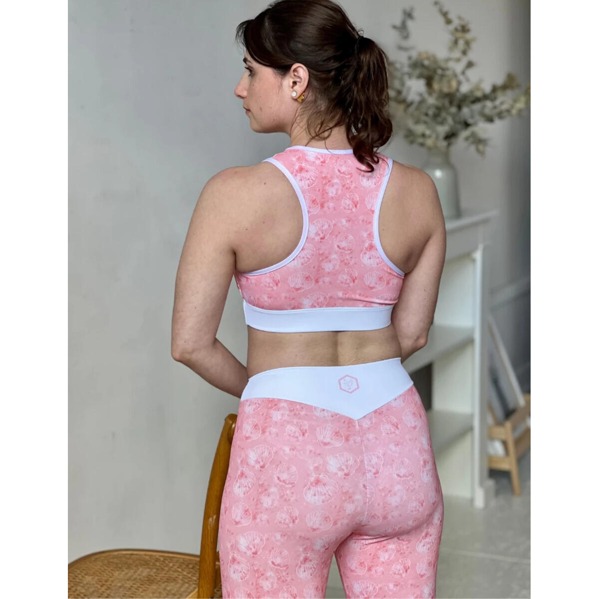 Brassière femme Les Poulettes Fitness Coquillages 3/3