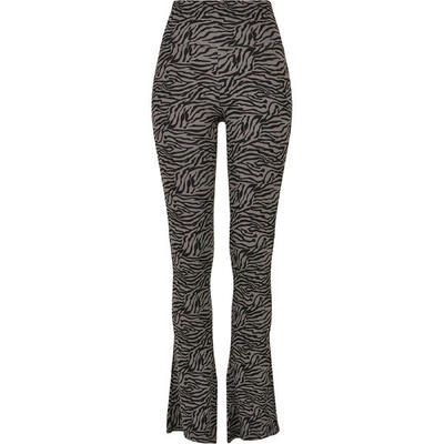 Dames legging met hoge taille urban classics zebra boot
