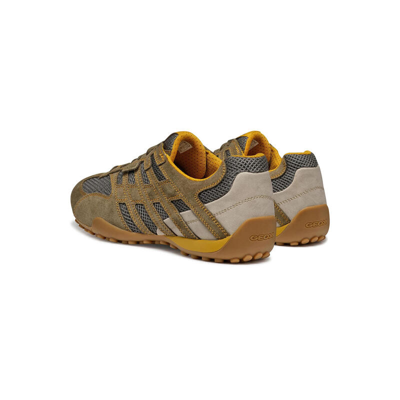 Chaussures Homme Baskets Geox Snake Vert Geox