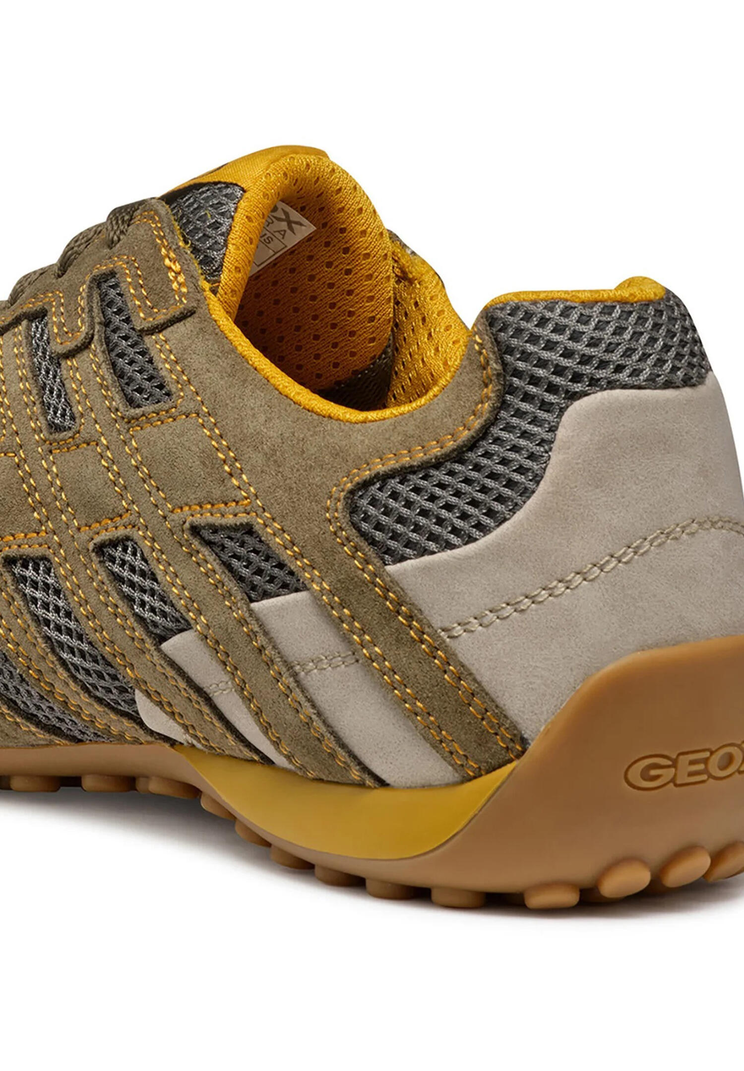 Chaussures Homme Baskets Geox Snake Vert Geox 4/7