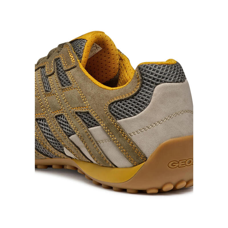 Chaussures Homme Baskets Geox Snake Vert Geox