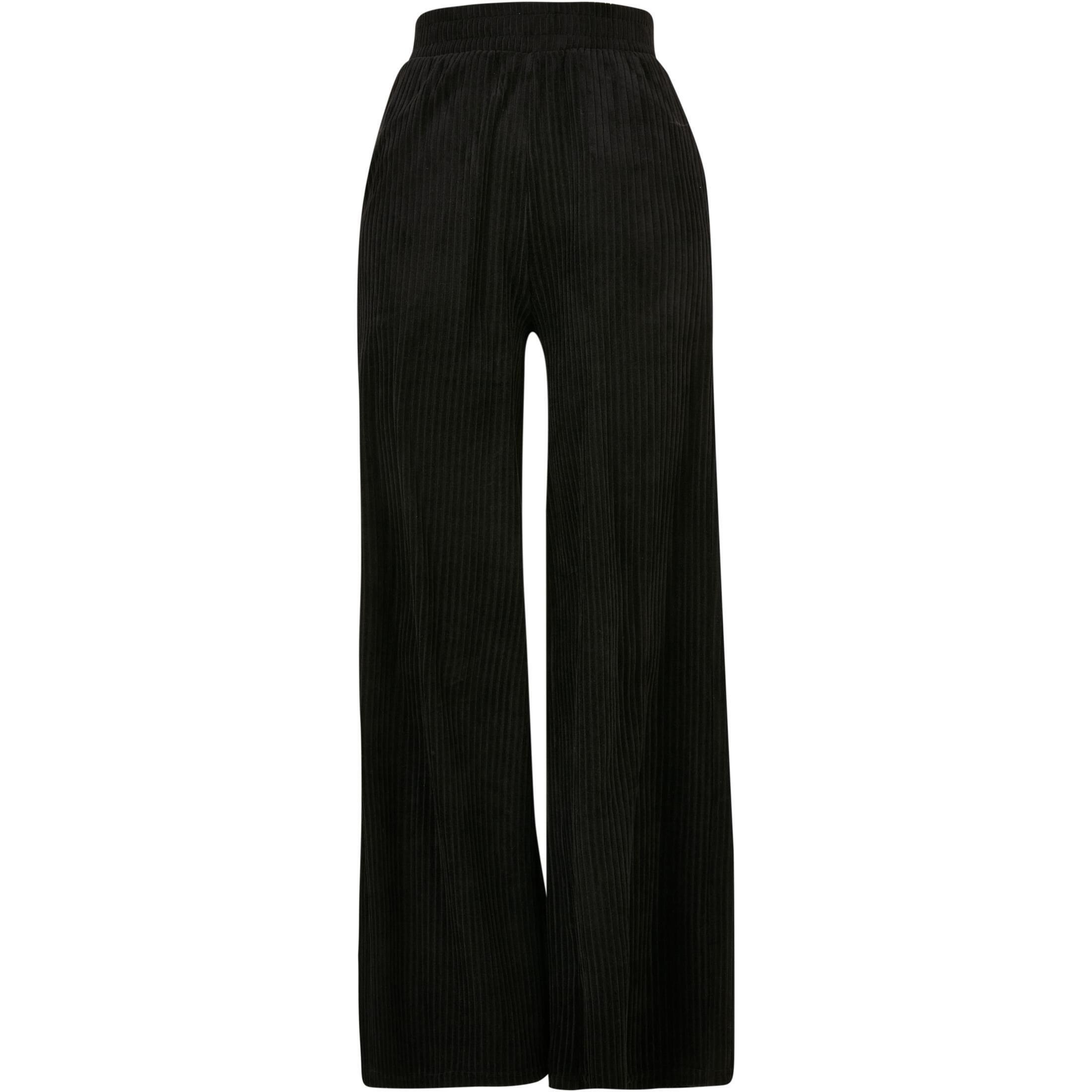Urban Classics - Pantalon De Jogging Droit En Velours Côtelé Femme Urban Classics Gt - Pantalons - Noir - Decathlon