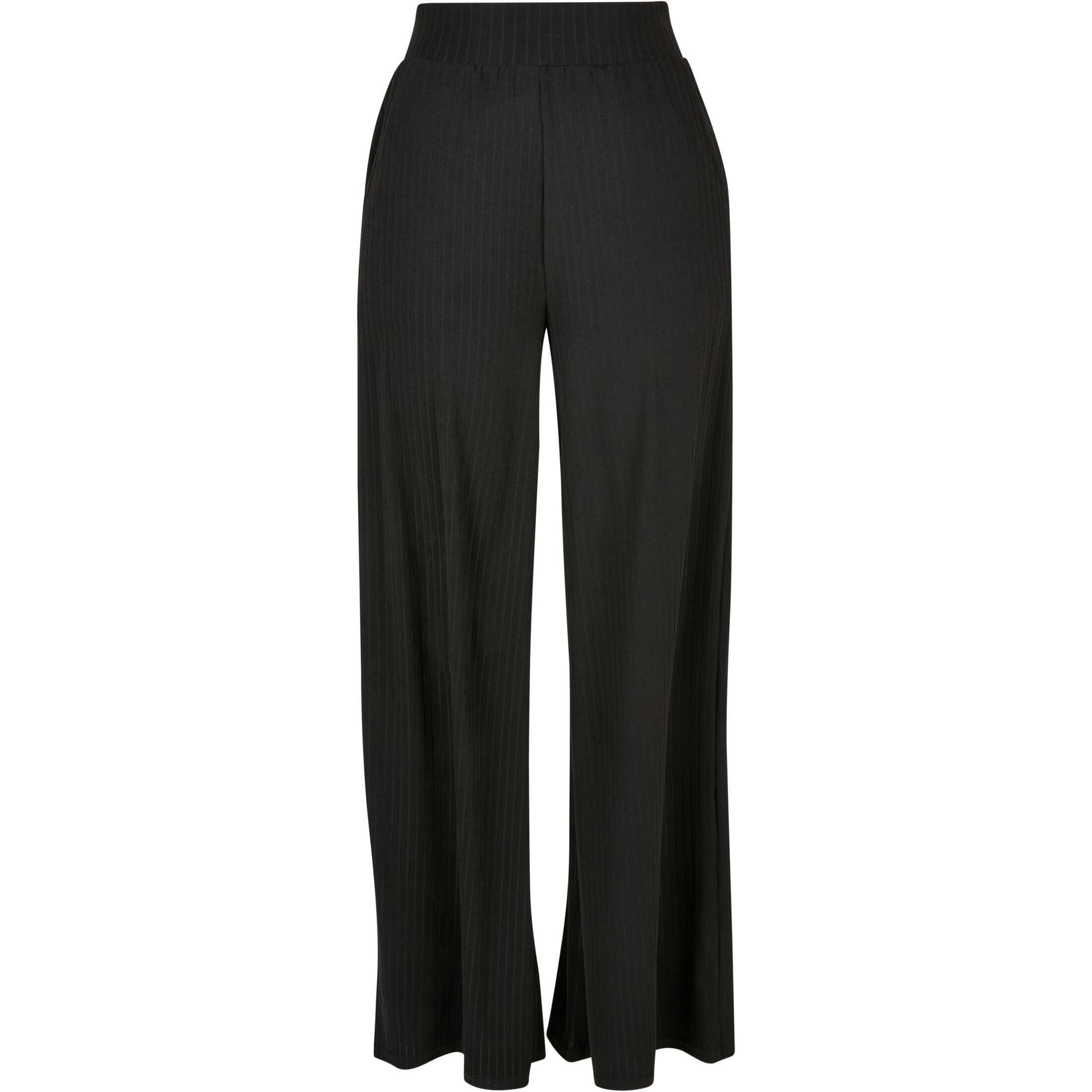 URBAN CLASSICS Women's ribbed jersey wide leg Trousers Urban Classics GT