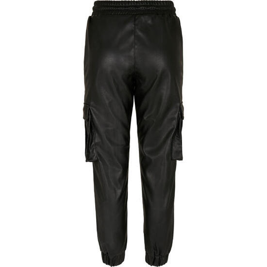 Pantaloni cargo similicuir cargo femme Urban Classics