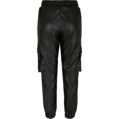 Pantaloni cargo similicuir cargo femme Urban Classics