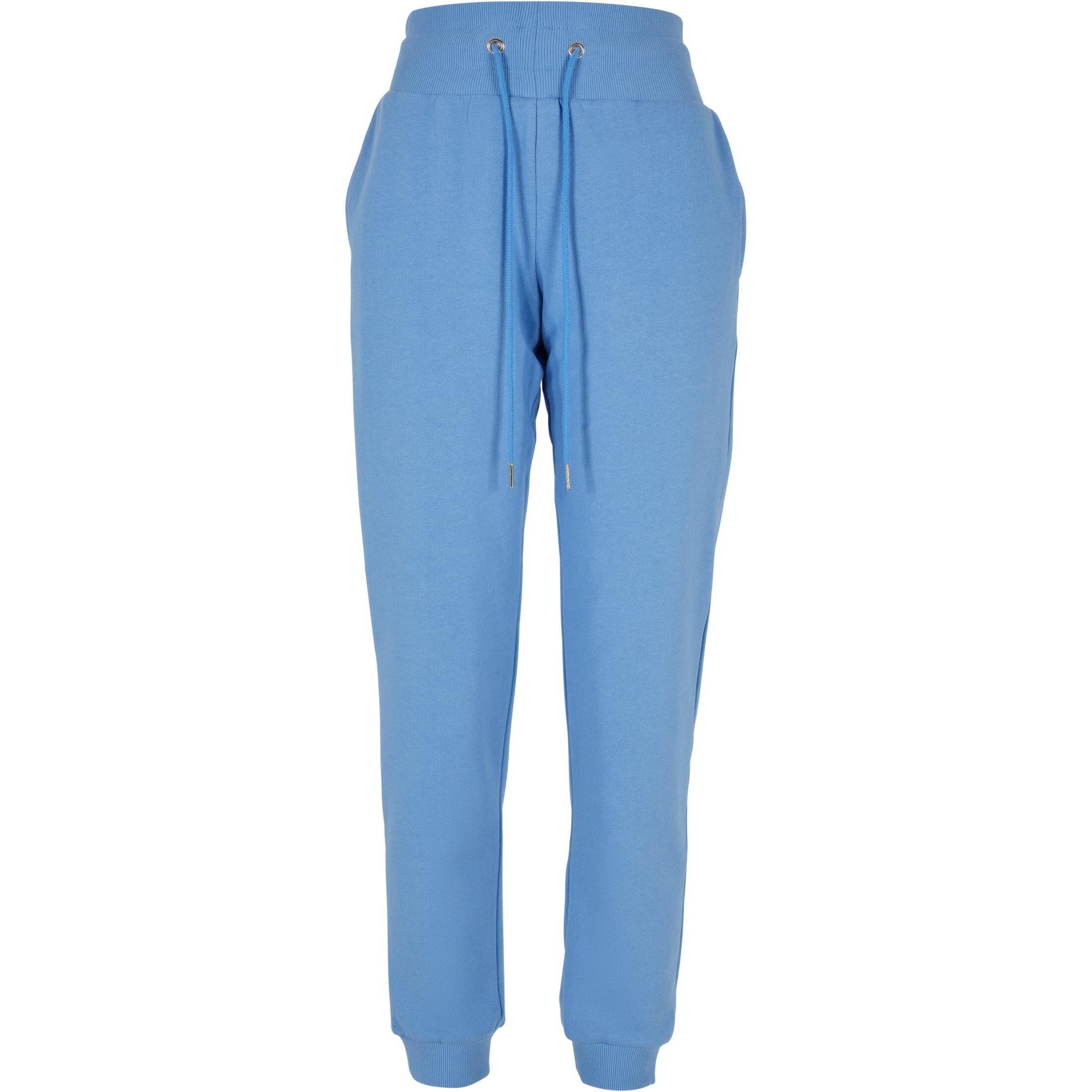Urban Classics - Pantalon De Jogging Bio Taille Haute Grandes Tailles Femme Urban Classics - Pantalons - Bleu - 56 3xl - Decathlon
