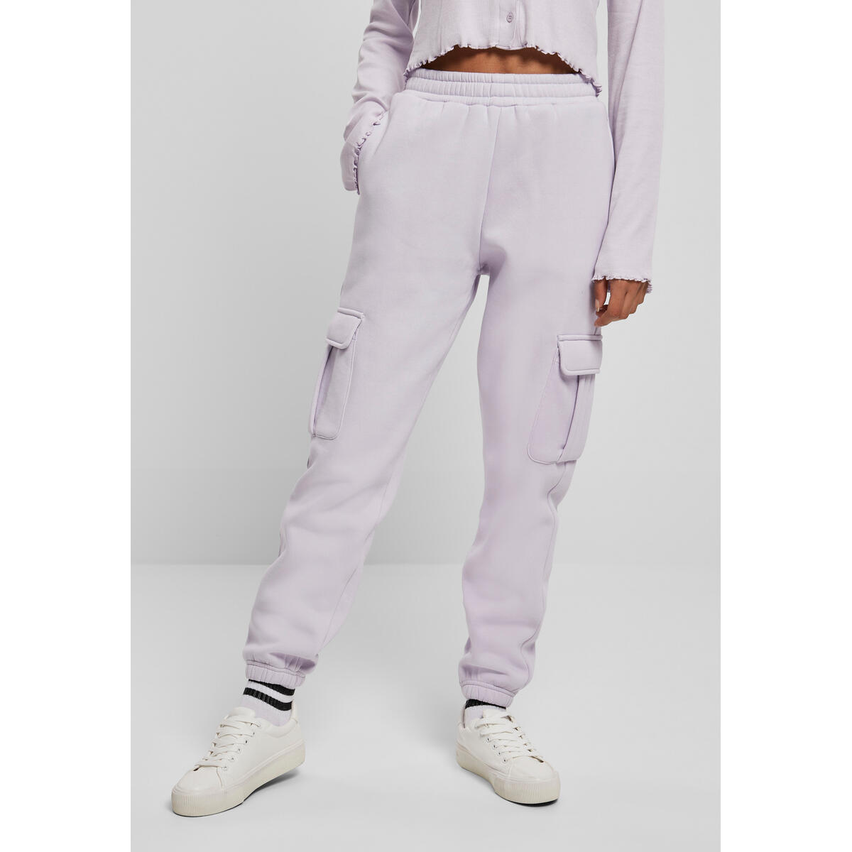 Urban Classics - Pantalon Femme Urban Classics High Waits Cargo-grandes Tailles - Pantalon De Chasse - Violet - 58 4xl - Decathlon
