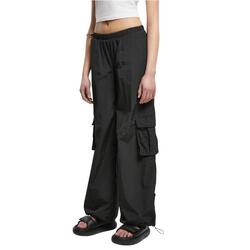 Pantalon cargo nylon large froissé femme Urban Classics