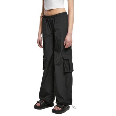 Pantaloni cargo nylon large froissé femme Urban Classics