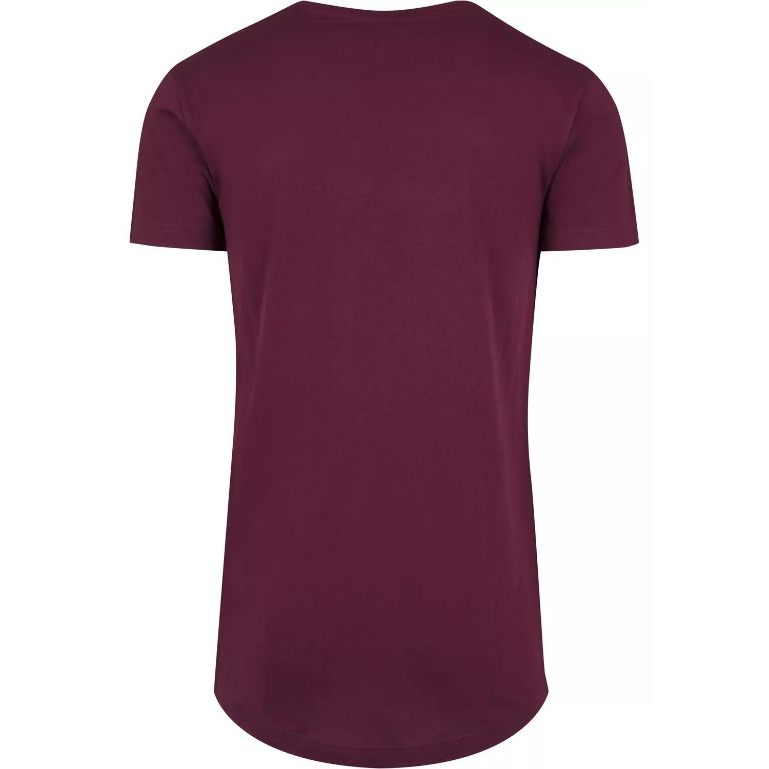 Maglietta Lungo Modellato Uomo Urban Classics Bordeaux 2/2