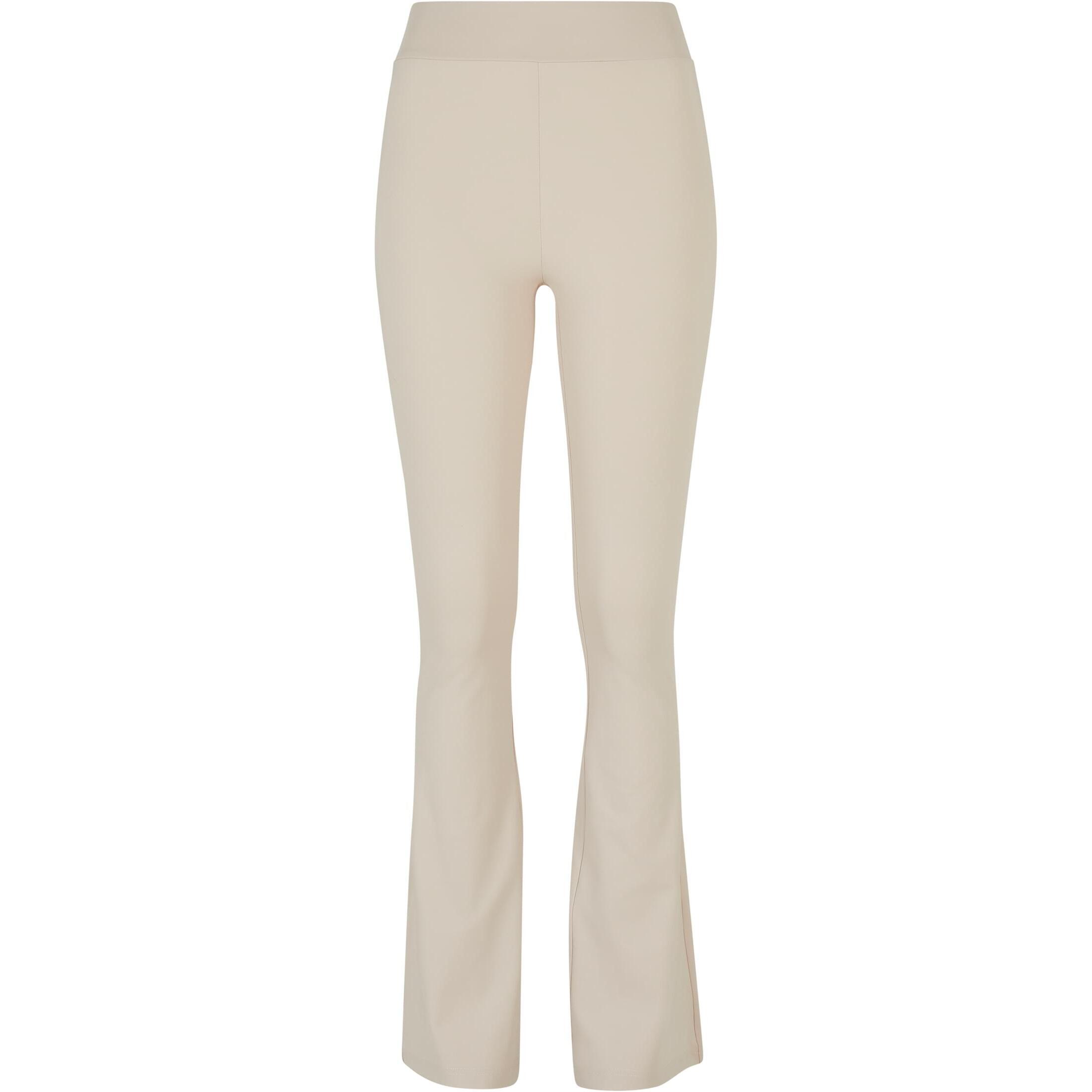 Urban Classics - Legging Flare Taille Haute Recyclé Grandes Tailles Femme Urban Classics - Legging - Beige - 58 4xl - Decathlon