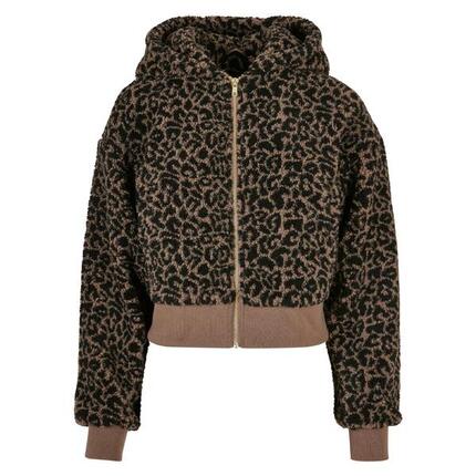 Kurzes Fleece Oversize Sherpa Frau Urban Classics AOP