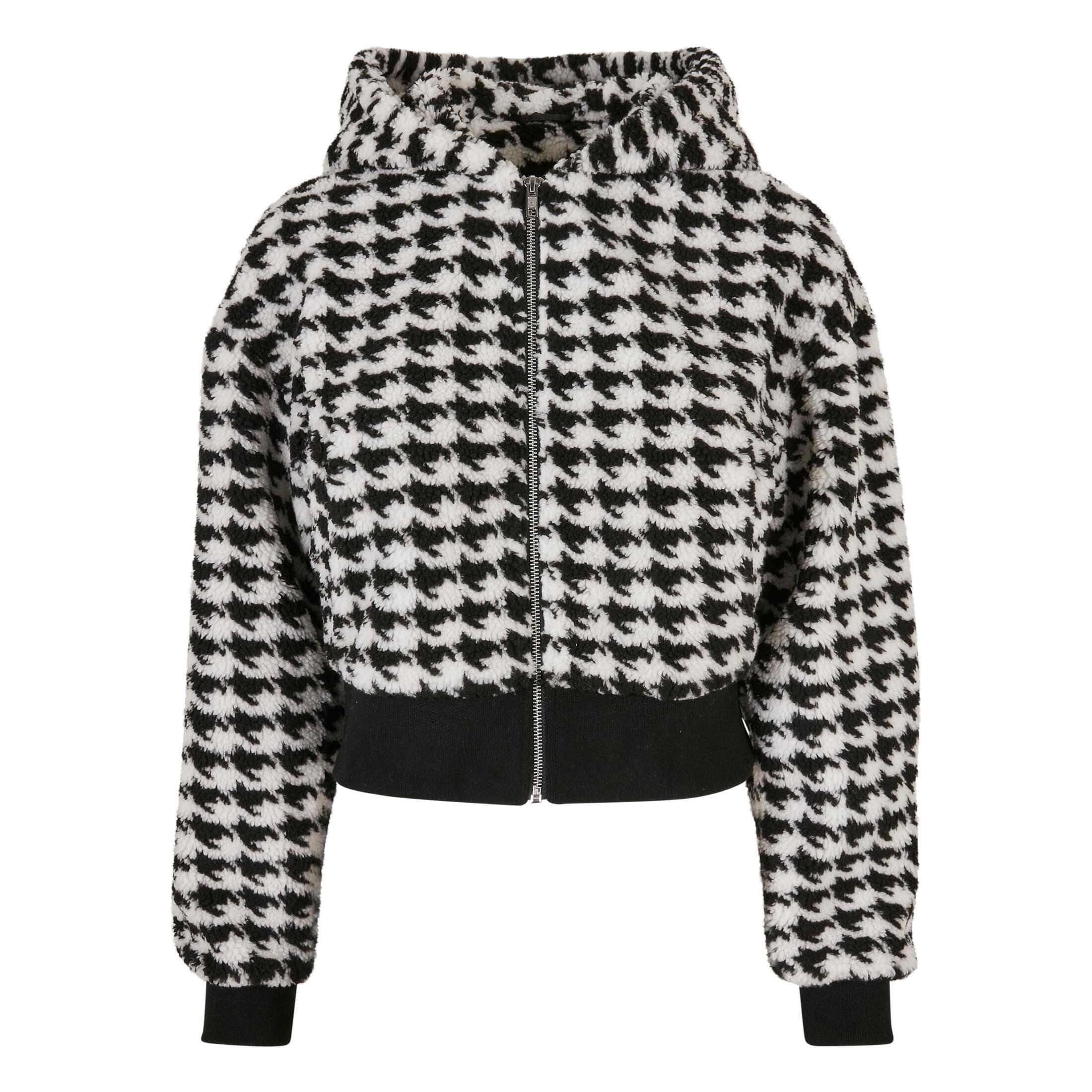 Urban Classics - Polaire Courte Oversize Sherpa Femme Urban Classics Aop - Polaire - Noir - 42 M/l - Decathlon