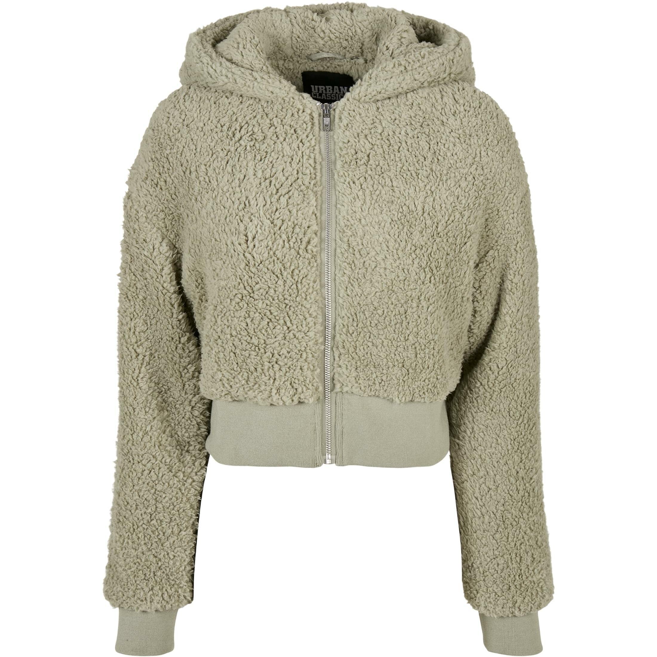 Urban Classics - Polaire Courte Femme Urban Classics Oversized Sherpa - Polaire - Vert - 42 M/l - Decathlon
