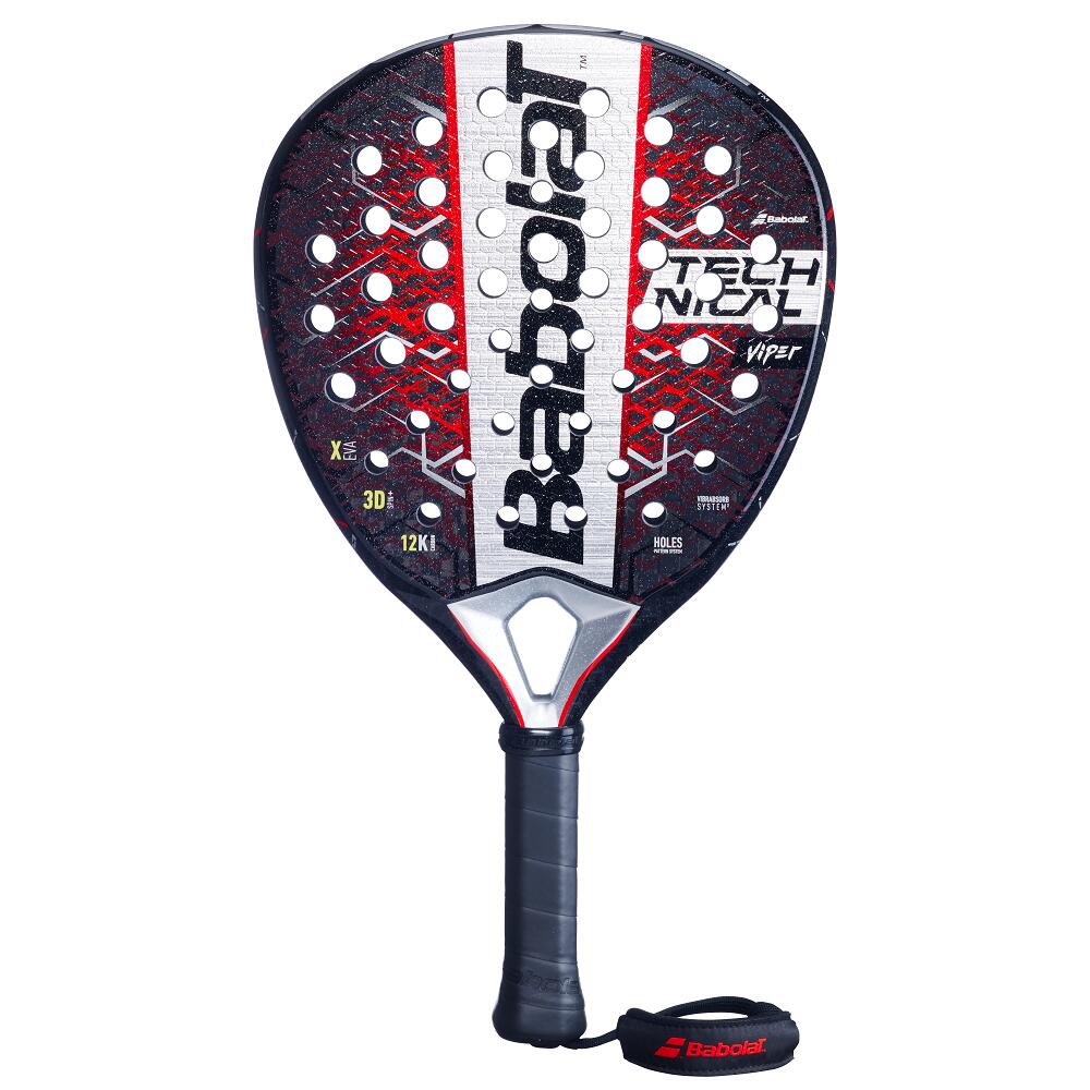 Babolat - Babolat Technical Viper 2025 Padelracket  -   - Unisex - Raquette De Padel - Gris|noir|rouge - Taille Unique - Decathlon