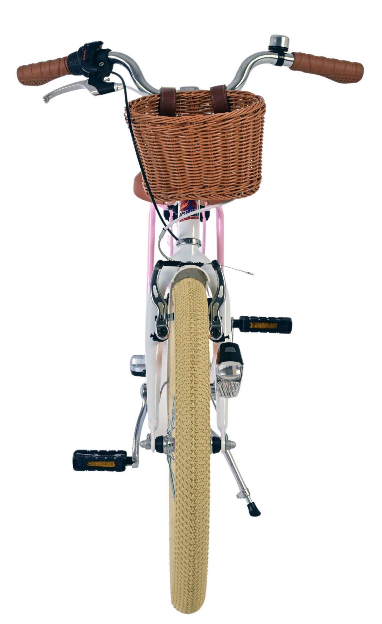 VOLARE BICYCLES Blossom 20-inch kinderfiets met 3 versnellingen, wit 7/7