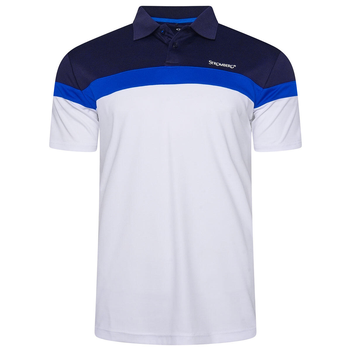 STROMBERG Stromberg Men's Eagle Stripe Golf Polo Shirt