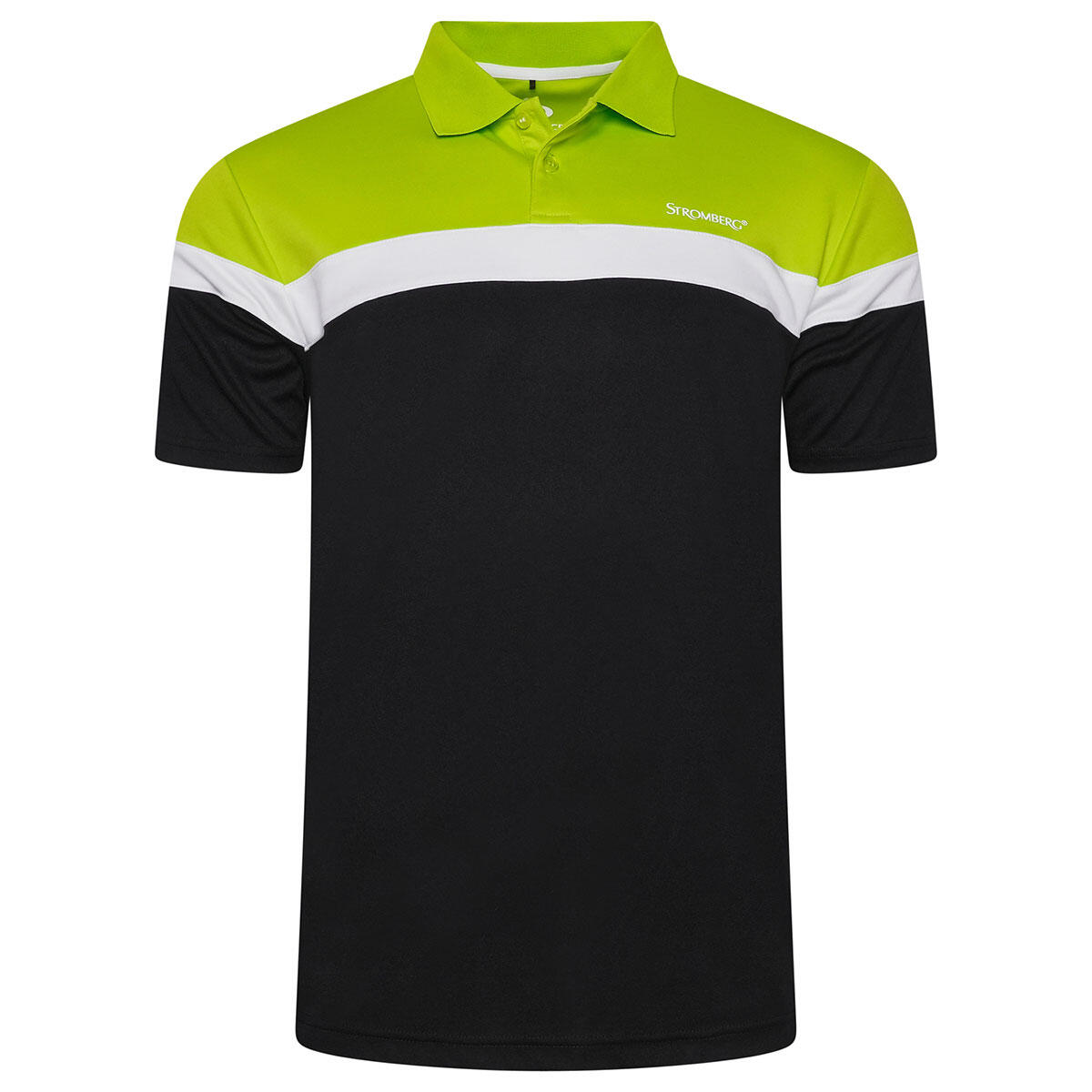 STROMBERG Stromberg Men's Eagle Stripe Golf Polo Shirt