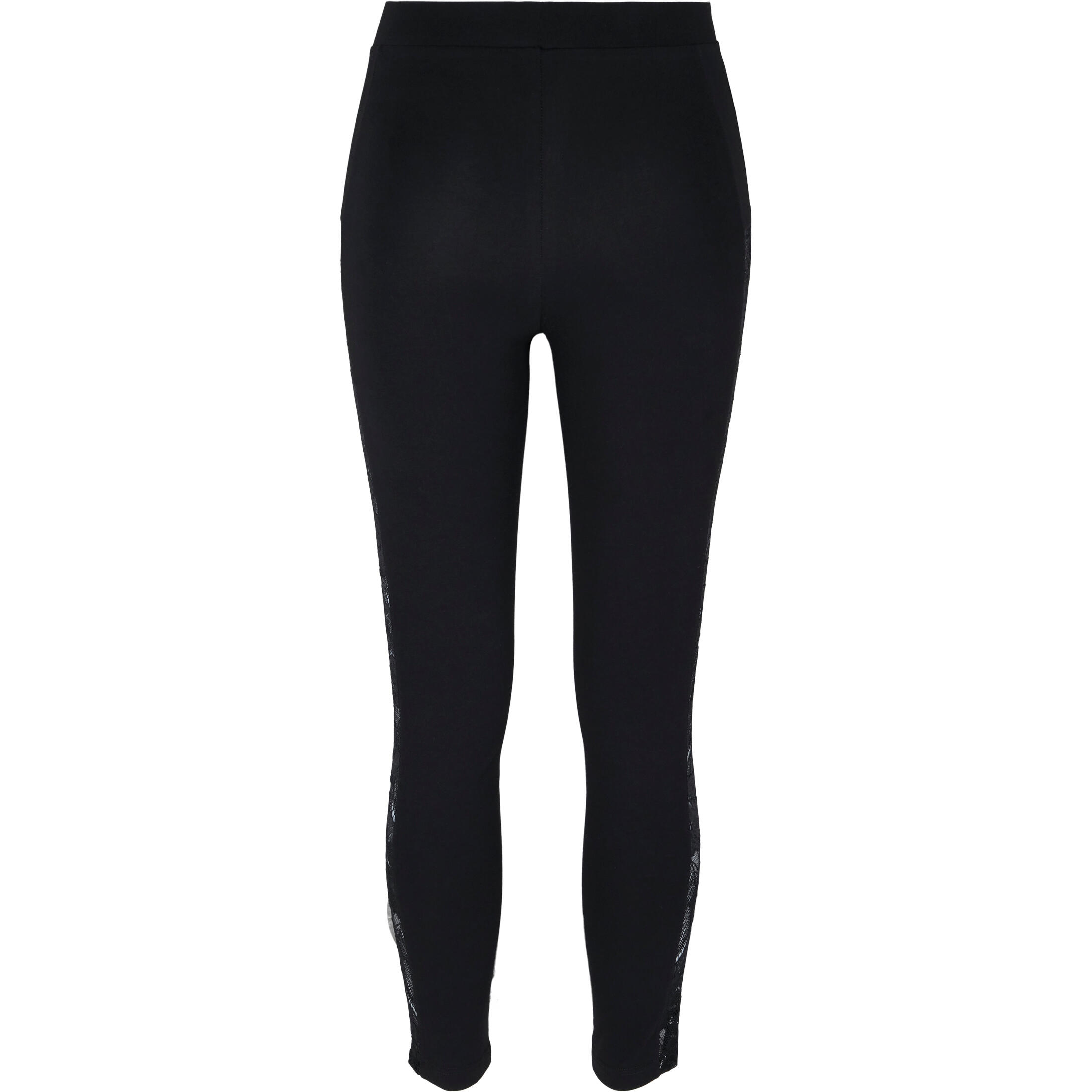 Urban Classics - Legging Femme Grandes Tailles Urban Classic Striped Lace - Legging - Noir - 60 5xl - Decathlon