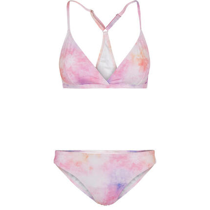Bikini für Damen Urban Classics tie dye triangle back