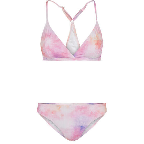 Bikini für Damen Urban Classics tie dye triangle back