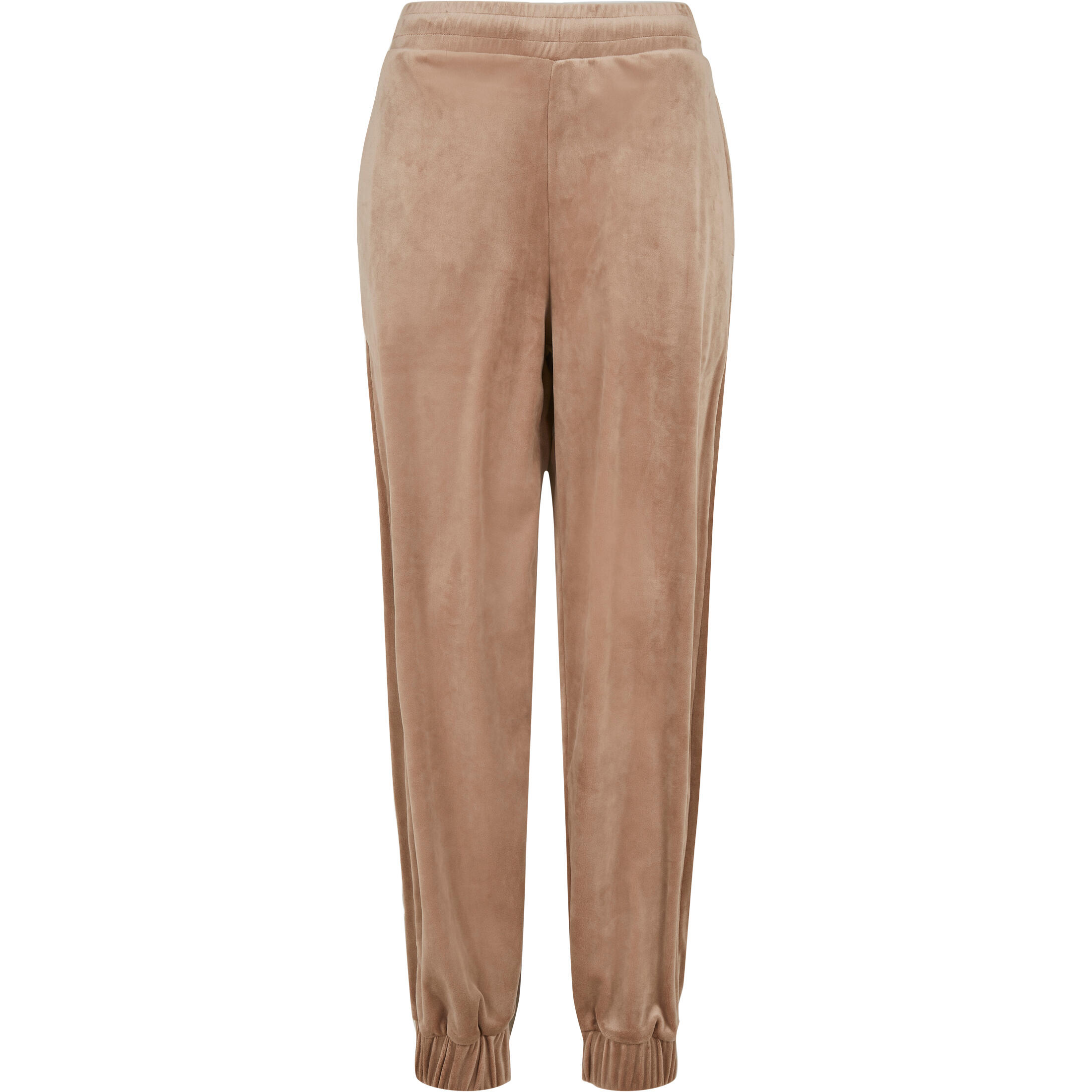 Urban Classics - Pantalon De Jogging Taille Haute En Velours Ballon Femme Urban Classics - Pantalons - Beige - Decathlon
