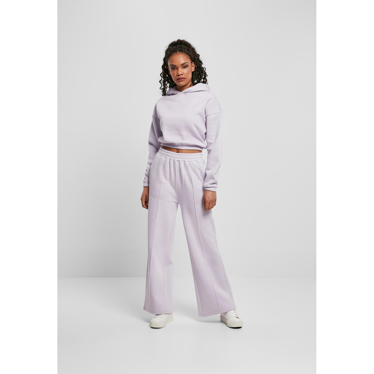 Urban Classics - Pantalon Femme Urban Classics Straight Pin Tuck-grandes Tailles - Pantalons - Violet - 52 2xl - Decathlon