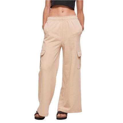Pantalon cargo taille haute à jambe large femme Urban Classics Terry