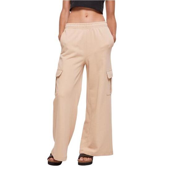 Pantalon cargo taille haute à jambe large femme Urban Classics Terry