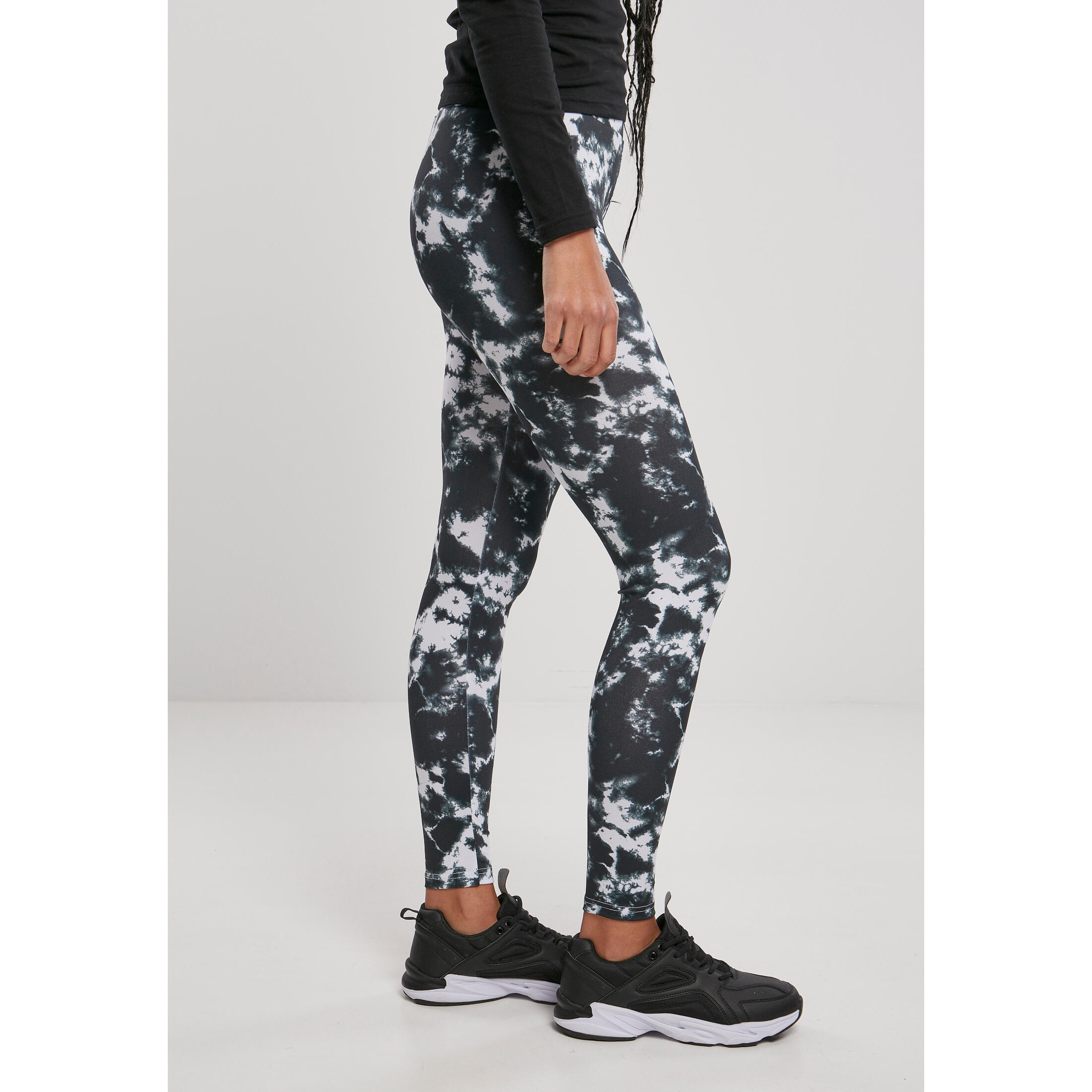 Dames legging met opdruk Urban Classics Tech Mesh AOP | Made in Paradis