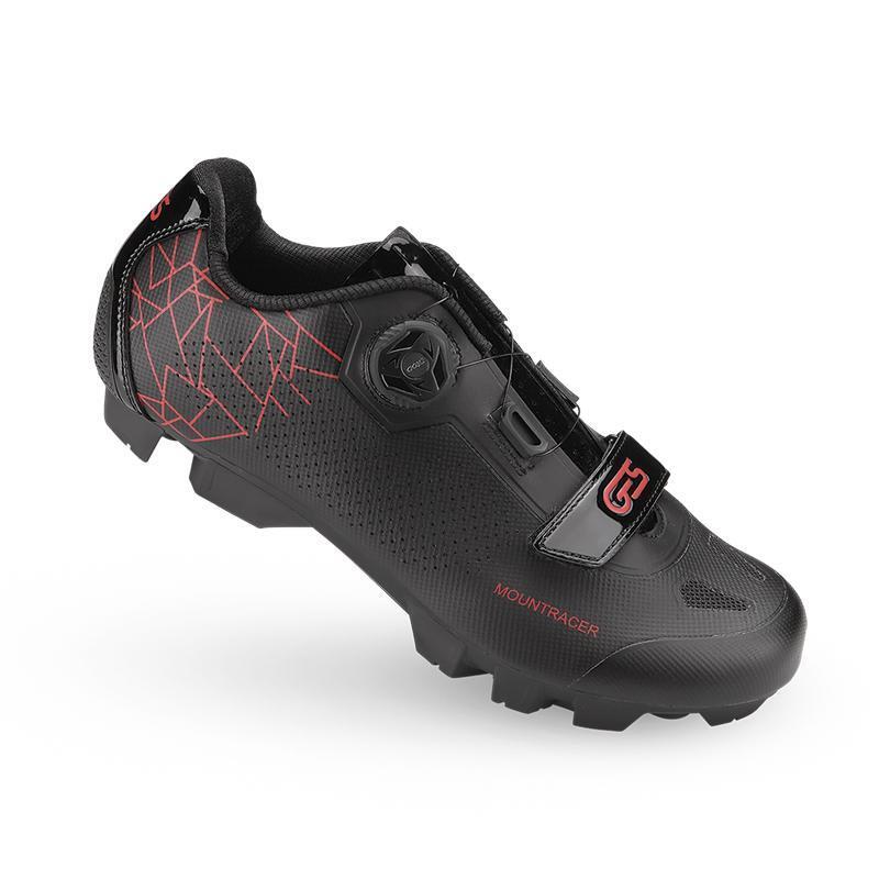 GES Coppia di scarpe con chiusura a boa-velcro compatibile con spd Ges Mountracer2