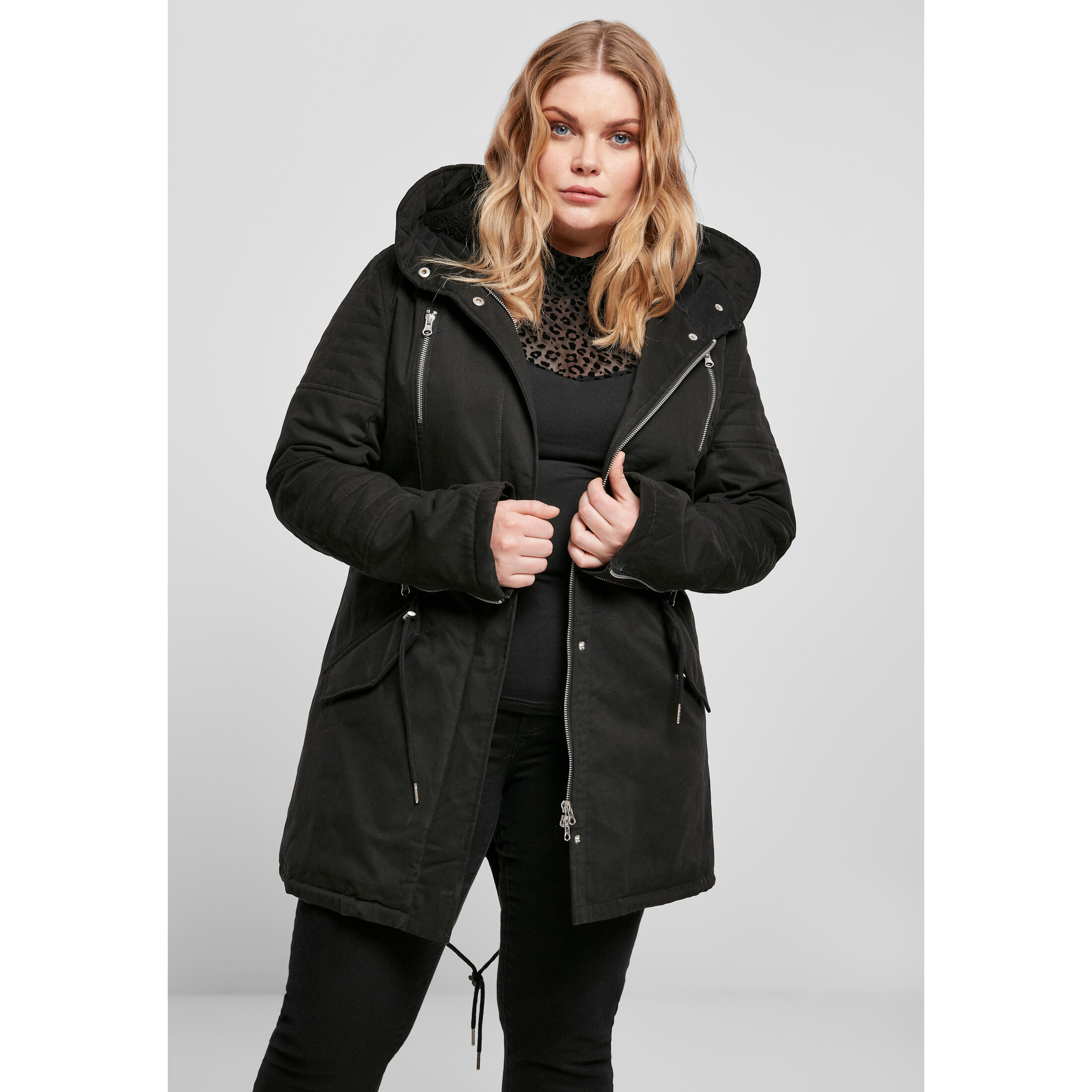 Urban Classics - Parka Femme Urban Classic Herpa Lined Cotton Gt - Parka - Noir - 60 5xl - Decathlon