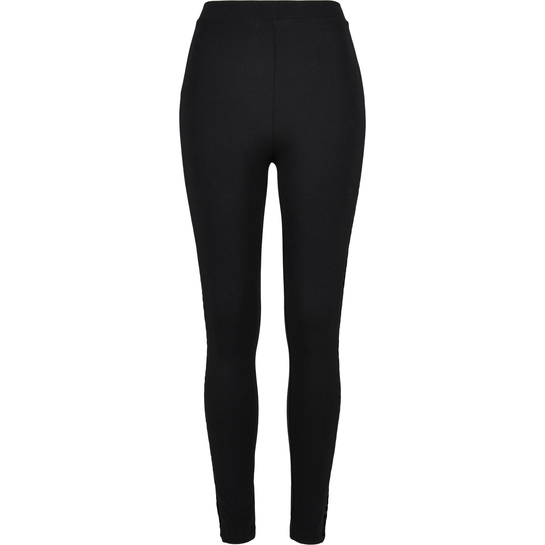 Urban Classics - Legging Femme Urban Classics Flock Lace Stripe - Legging - Noir - 36 Xs - Decathlon