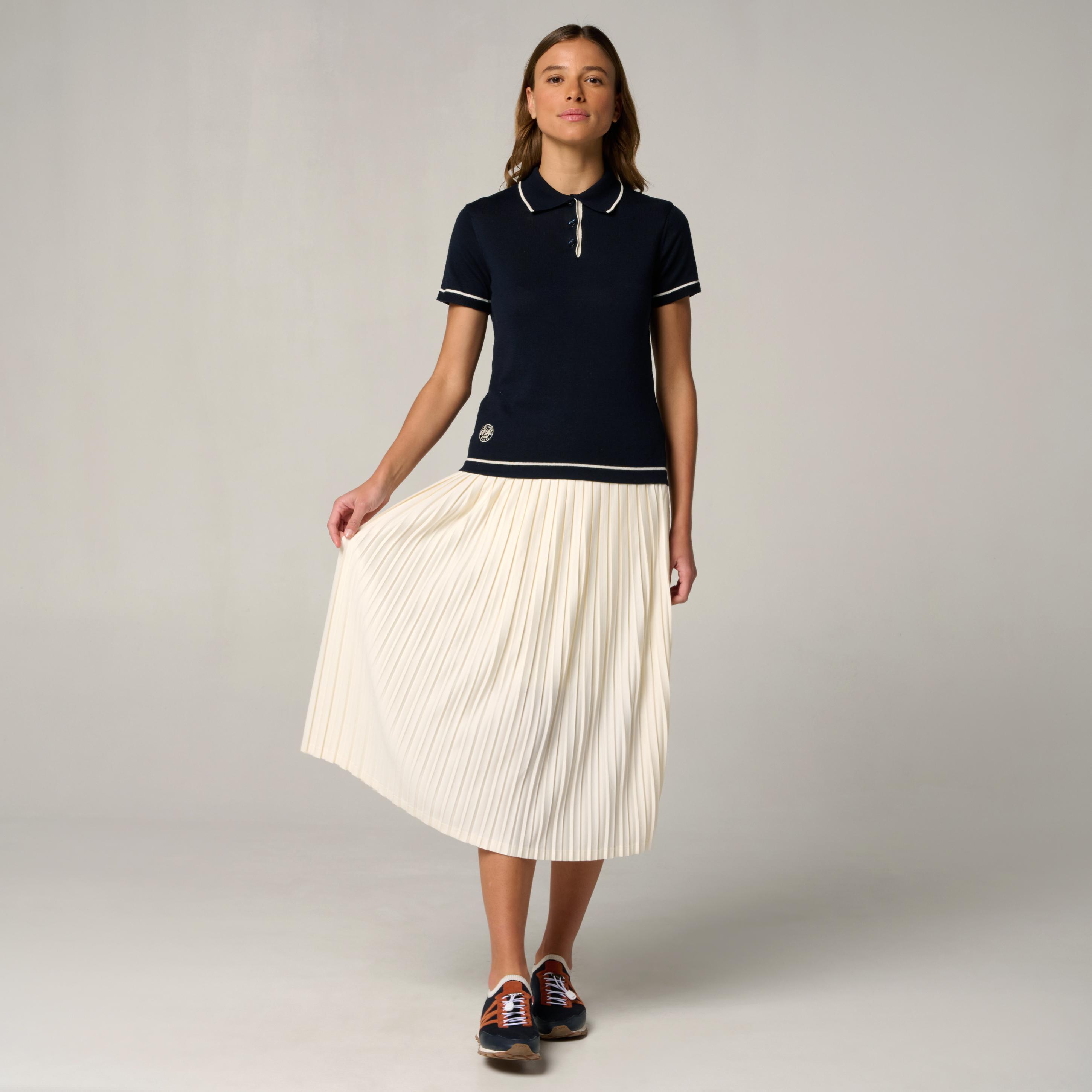 Polo Heritage Femme Roland-Garros - Marine 3/5