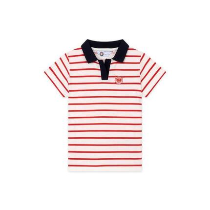 Polo Heritage Fille Roland-Garros - Ecru