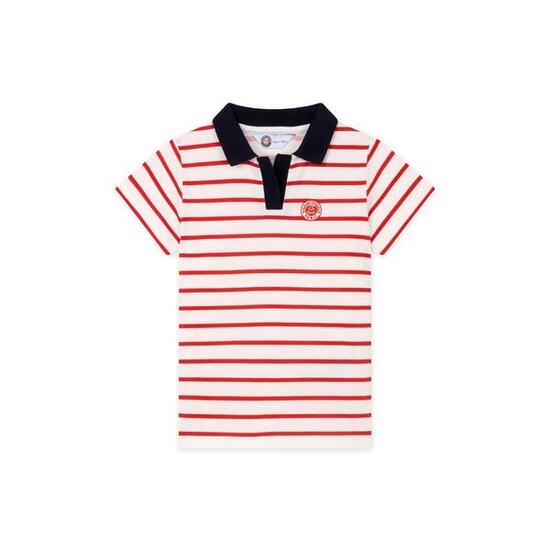 Polo Heritage Fille Roland-Garros - Ecru