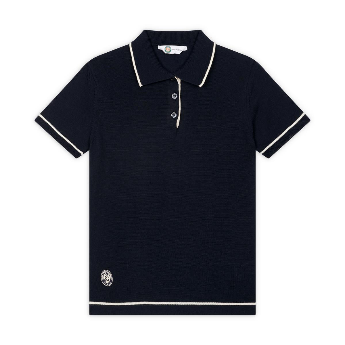 Polo Heritage Femme Roland-Garros - Marine 5/5