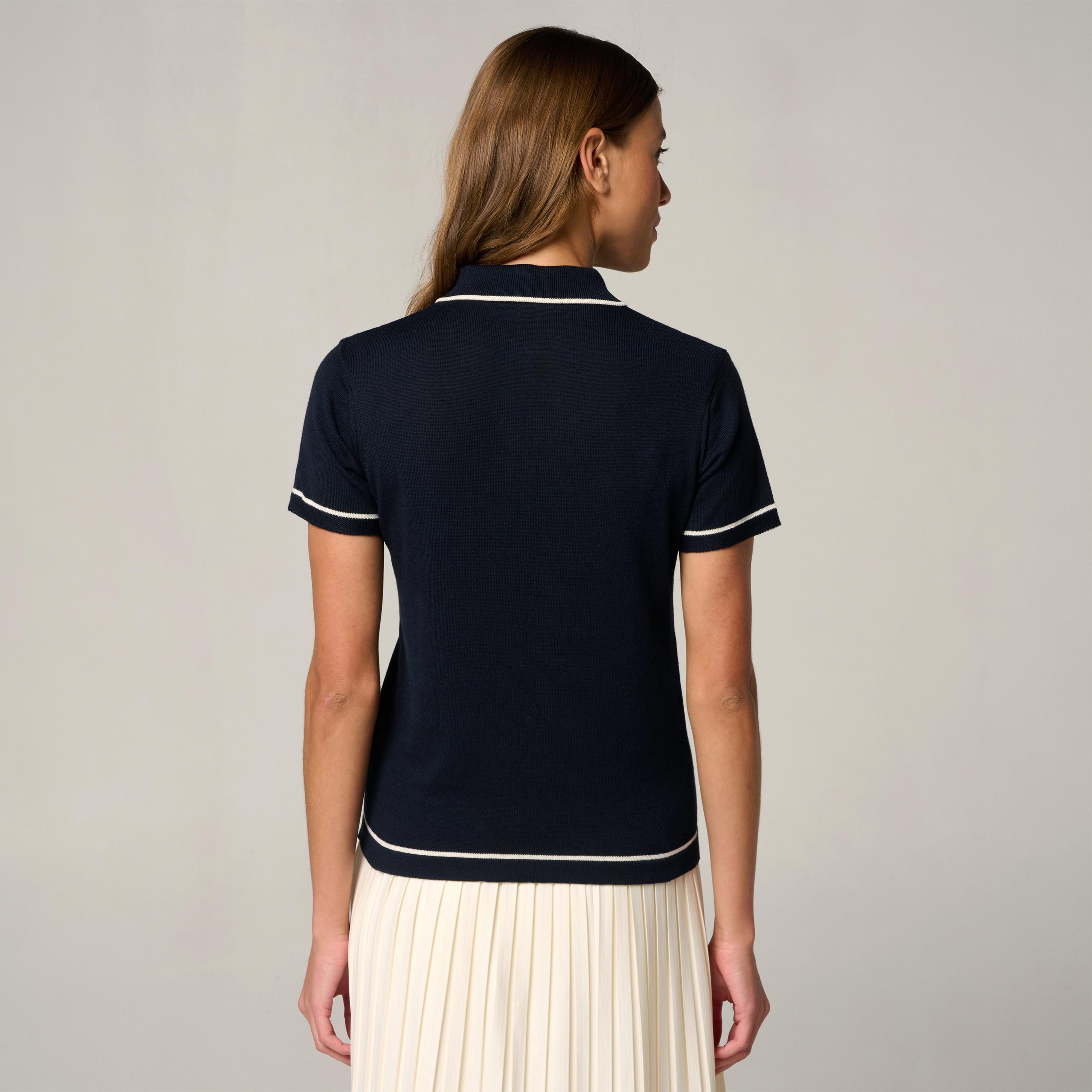 Polo Heritage Femme Roland-Garros - Marine 4/5